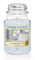 Yankee Candle Duftkerze im Glas (groß) A CALM AND QUIET PLACE - Kerze mit Brenndauer bis zu 150 Stunden