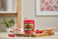 Yankee Candle Duftkerze im Glas (groß) RED RASPBERRY - Kerze mit Brenndauer bis zu 150 Stunden