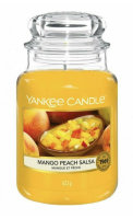 Yankee Candle Duftkerze im Glas (groß) MANGO PEACH...