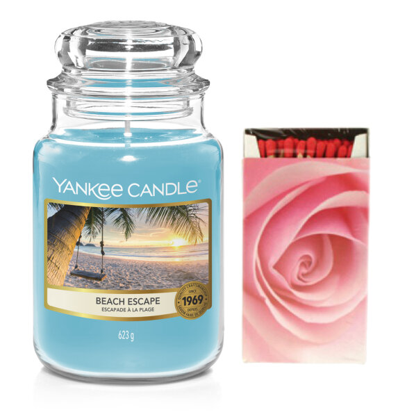 Yankee Candle Duftkerze im Glas (groß) BEACH ESCAPE