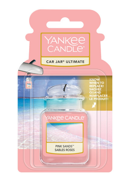 Auto Duft, Lufterfrischer Wohnung PINK SANDS - Yankee Candle Car Jar Ultimate