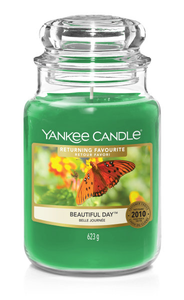 Yankee Candle Duftkerze im Glas (groß) BEAUTIFUL DAY - Returning Favourites (Limited Edition)