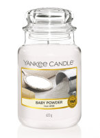 Yankee Candle Duftkerze im Glas (groß) BABY POWDER...