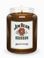 Jim Beam® Duftkerze Bourbon 570g im Glas (Candleberry)
