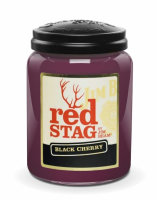 Jim Beam® Duftkerze Red Stag Black Cherry 570g im...