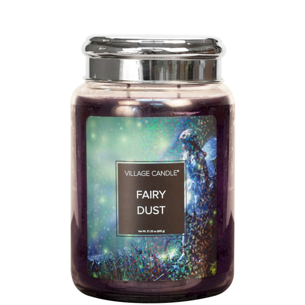 Fairy Dust Duftkerze im Glas (groß) Village Candle - Fantasy Edition - 2-Docht Kerze