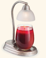 Candle Warmers Aurora (taupe) Kerzenwärmer, Lampe für Duftkerzen im Glas