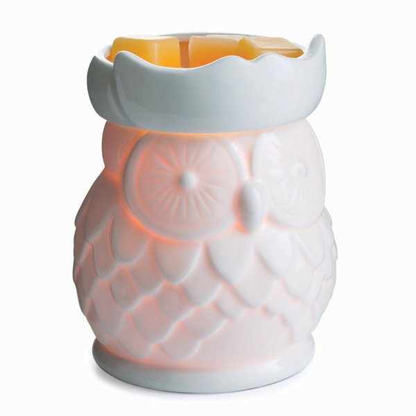 Candle Warmers Elektrische Duftlampe White Owl für Duftwachs / Wax Melts