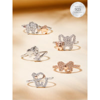 Duftkerze mit Ring Wild & Free von Charmed Aroma, Kerze mit Schmuck (Elefant)