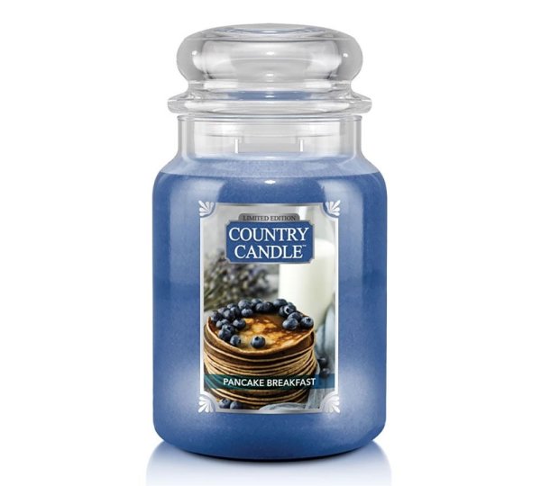 Country Candle PANCAKE BREAKFAST Duftkerze im Glas (groß), Limited Edition, 2-Docht Kerze