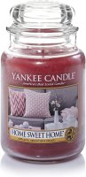 Yankee Candle Home Sweet Home Duftkerze im Glas (groß) - Housewarmer Kerze mit Brenndauer bis zu 150 Stunden