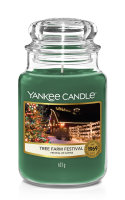 Yankee Candle Tree Farm Festival Duftkerze im Glas (groß) - Housewarmer Kerze mit Brenndauer bis zu 150 Stunden