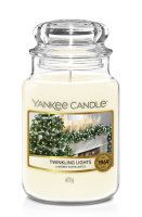 Yankee Candle Twinkling Lights Duftkerze im Glas (groß) - Housewarmer Kerze mit Brenndauer bis zu 150 Stunden