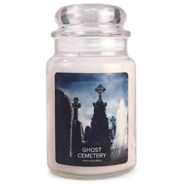 Ghost Cemetery Duftkerze im Glas (groß) Village Candle - Fantasy Edition - Halloween Kerze