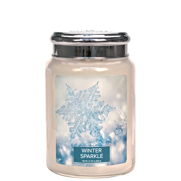 Winter Sparkle Duftkerze im Glas (groß) Village Candle - Fantasy Edition - Weihnachtskerze