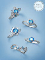 Badebombe Snowflake mit Svarovski Kristallen (Ring) von...