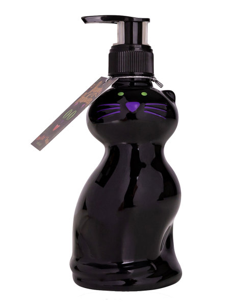 Seifenspender Katze Halloween, Seifenspender, Flüssigseife im Pumpspender