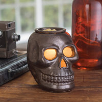 Candle Warmers Elektrische Duftlampe Skull Totenkopf...