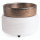 Candle Warmers Elektrische Duftlampe White Washed Bronze 2in1  für Duftwachs / Wax Melts und als Kerzenständer
