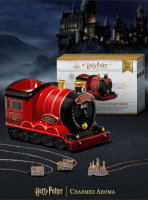 Harry Potter Duftkerze Hogwarts Express mit Halskette von Charmed Aroma, Kerze mit Schmuck