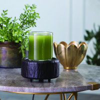 Candle Warmers Elektrische Duftlampe Primitive Black 2in1  für Duftwachs / Wax Melts und als Kerzenständer