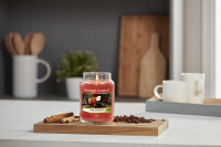 Yankee Candle Duftkerze im Glas (groß) APPLE & SWEET FIG - Kerze mit Brenndauer bis zu 150 Stunden