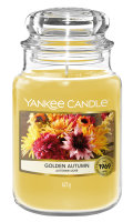 Yankee Candle Duftkerze im Glas (groß) GOLDEN AUTUMN - Herbst 2022 - Kerze mit Brenndauer bis zu 150 Stunden