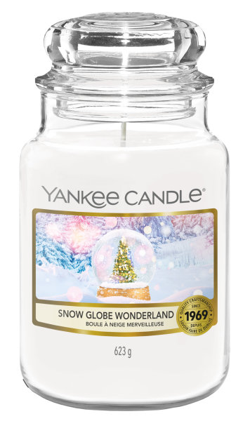 Yankee Candle Duftkerze im Glas (groß) SNOW GLOBE WONDERLAND - Kerze mit Brenndauer bis zu 150 Stunden
