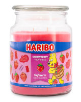 Haribo STRAWBERRY HAPPINESS Duftkerze im Glas...