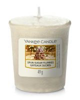 Yankee Candle Votivkerze SPUN SUGAR FLURRIES - Kerze mit...