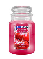 Country Candle CANDY APPLES Duftkerze im Glas...