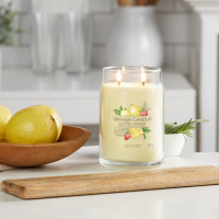Yankee Candle Duftkerze im Glas (groß) ICED BERRY LEMONADE - Kerze mit Brenndauer bis zu 90 Stunden