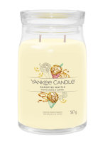 Yankee Candle Duftkerze im Glas (groß) BANOFFEE WAFFLE - Kerze mit Brenndauer bis zu 90 Stunden