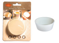 Candle Warmers Flip Dish - weiße Silikon Schale für Soja Duftwachs -  wiederverwendbarer Wachswärmer Einsatz für elektrische Duftlampen
