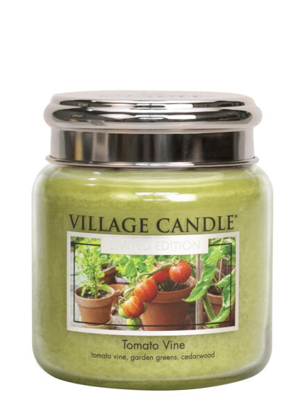 Tomato Vine Duftkerze im Glas (medium) Village Candle - Limited Edition - 2-Docht Kerze