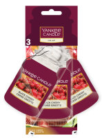 Auto Duft, Lufterfrischer BLACK CHERRY (3er Set) - Yankee...