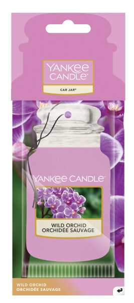 Auto Duft, Lufterfrischer WILD ORCHID - Yankee Candle Car Jar Paper, Raumduft, Autoduft