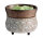Candle Warmers Elektrische Duftlampe Bronze Geometric 2in1  für Duftwachs / Wax Melts und als Kerzenständer
