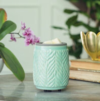 Candle Warmers Elektrische Duftlampe Flip Dish Mint Leaf für Duftwachs / Wax Melts