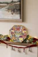 Yankee Candle Adventskalender 2024 Passport to the Holidays gefüllt mit 24 Teelichtern und 1 Teelichthalter - Adventskranz mit Kerzen