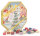 Yankee Candle Adventskalender 2024 Passport to the Holidays gefüllt mit 24 Teelichtern und 1 Teelichthalter - Adventskranz mit Kerzen