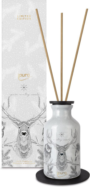 Raumduft ipuro WINTRY WOODS 240 ml - Limited Edition Winterduft - Duftstäbchen, Keramik Verdunster, Diffuser, Raum Duft