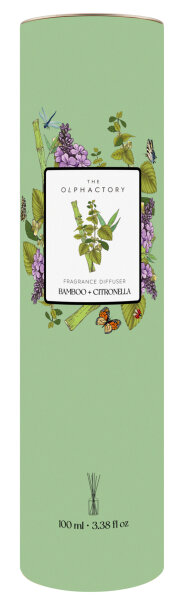 The Olphactory Diffuser BAMBOO + CITRONELLA Raumduft Zest 100 ml  - Lufterfrischer, Duftstäbchen, Raum Duft, Verdunster