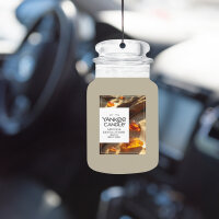 Auto Duft, Lufterfrischer AMBER & SANDELWOOD - Yankee Candle Car Jar Paper, Raumduft, Autoduft