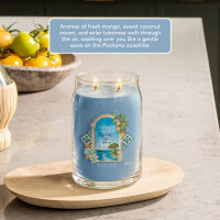 Azure Sky - Yankee Candle Signature Duftkerze im Glas (groß) - Kerze aus "Hello Italy" Kollektion mit Brenndauer bis zu 90 Stunden