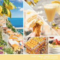 Lemon Gelato - Yankee Candle Signature Duftkerze im Glas (groß) - Kerze aus "Hello Italy" Kollektion mit Brenndauer bis zu 90 Stunden