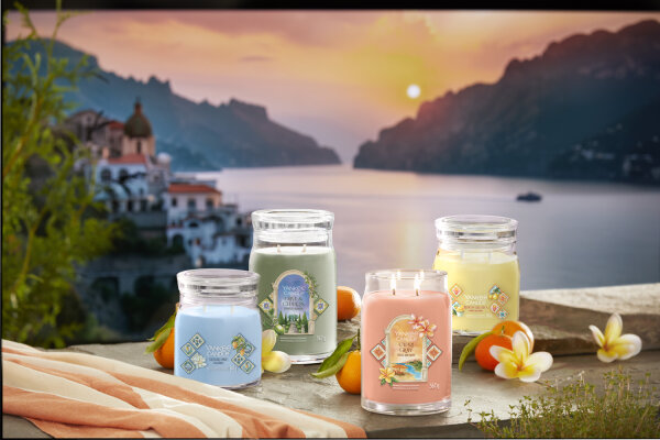 Olive & Cypress - Yankee Candle Signature Duftkerze im Glas (groß)
