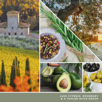 Olive & Cypress - Yankee Candle Signature Duftkerze im Glas (groß) - Kerze aus "Hello Italy" Kollektion mit Brenndauer bis zu 90 Stunden