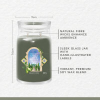Olive & Cypress - Yankee Candle Signature Duftkerze im Glas (groß) - Kerze aus "Hello Italy" Kollektion mit Brenndauer bis zu 90 Stunden