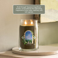 Olive & Cypress - Yankee Candle Signature Duftkerze im Glas (groß) - Kerze aus "Hello Italy" Kollektion mit Brenndauer bis zu 90 Stunden